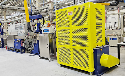 Draadisolatie extrusiemachine