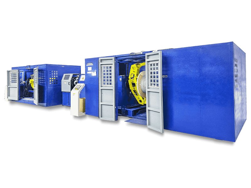 Heavy-duty split-type cantilever enkele draaimachine (externe kaapstander en koppelopname)